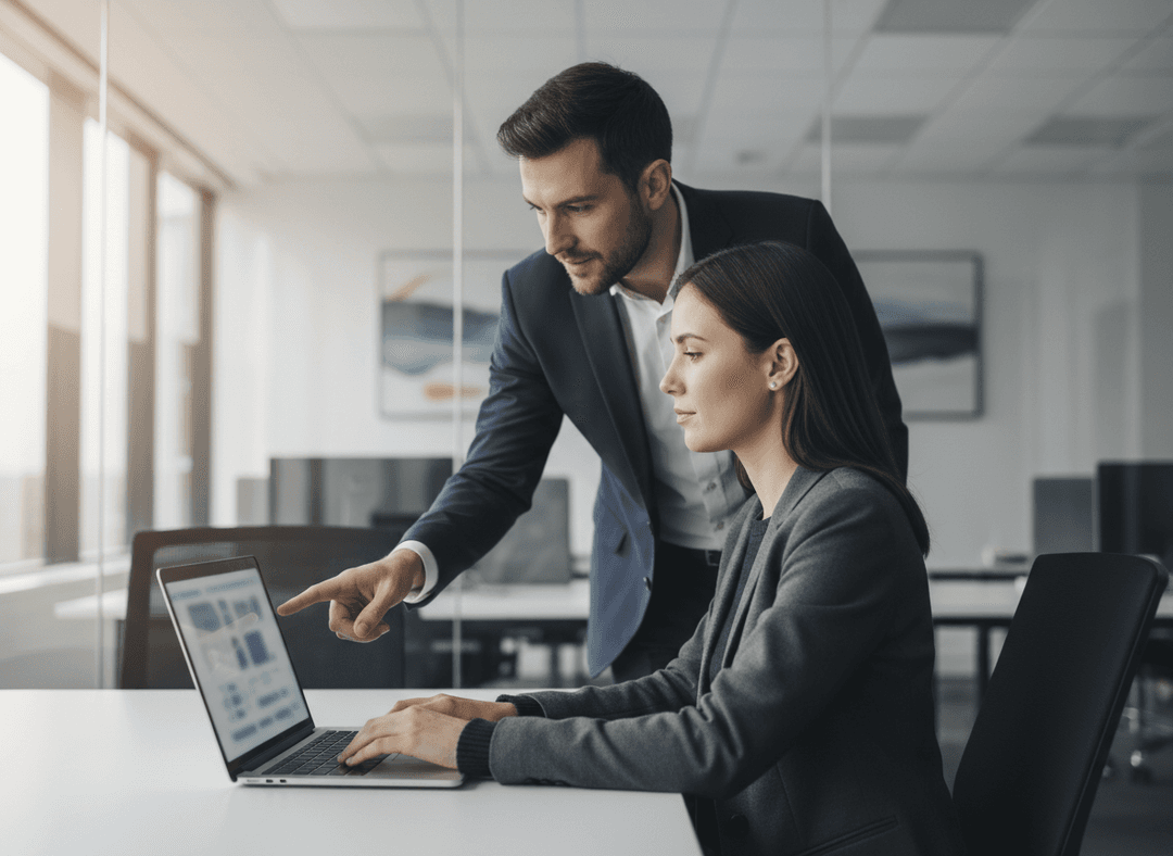 Team reviewing governance